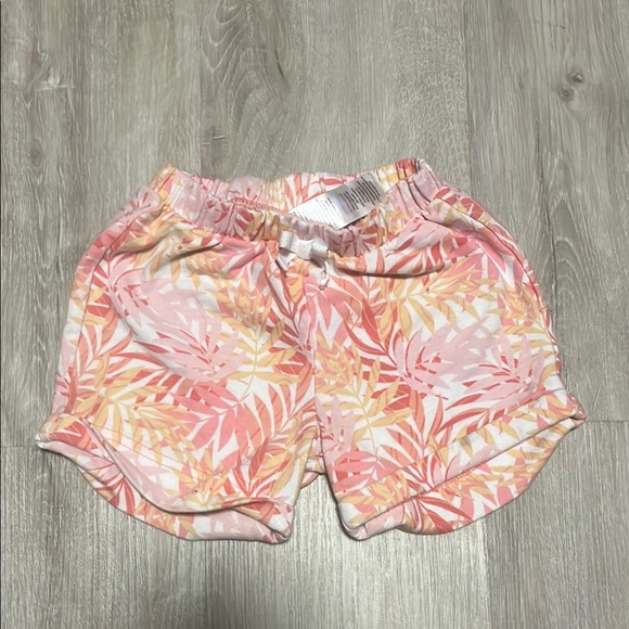 4/$20 Pekkle Tropical Print Shorts in Pink and Yellow 4 - Picture 1 of 1